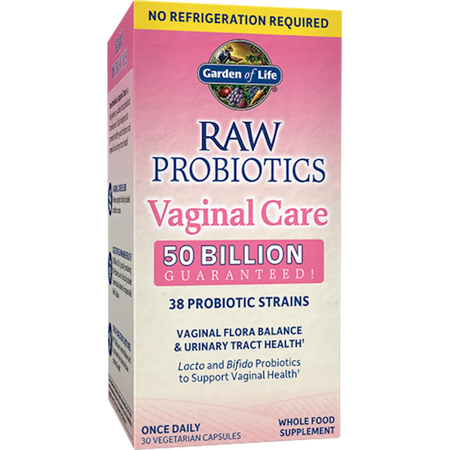 Raw Probiotics Vaginal Care Shelf Stable Garden of life