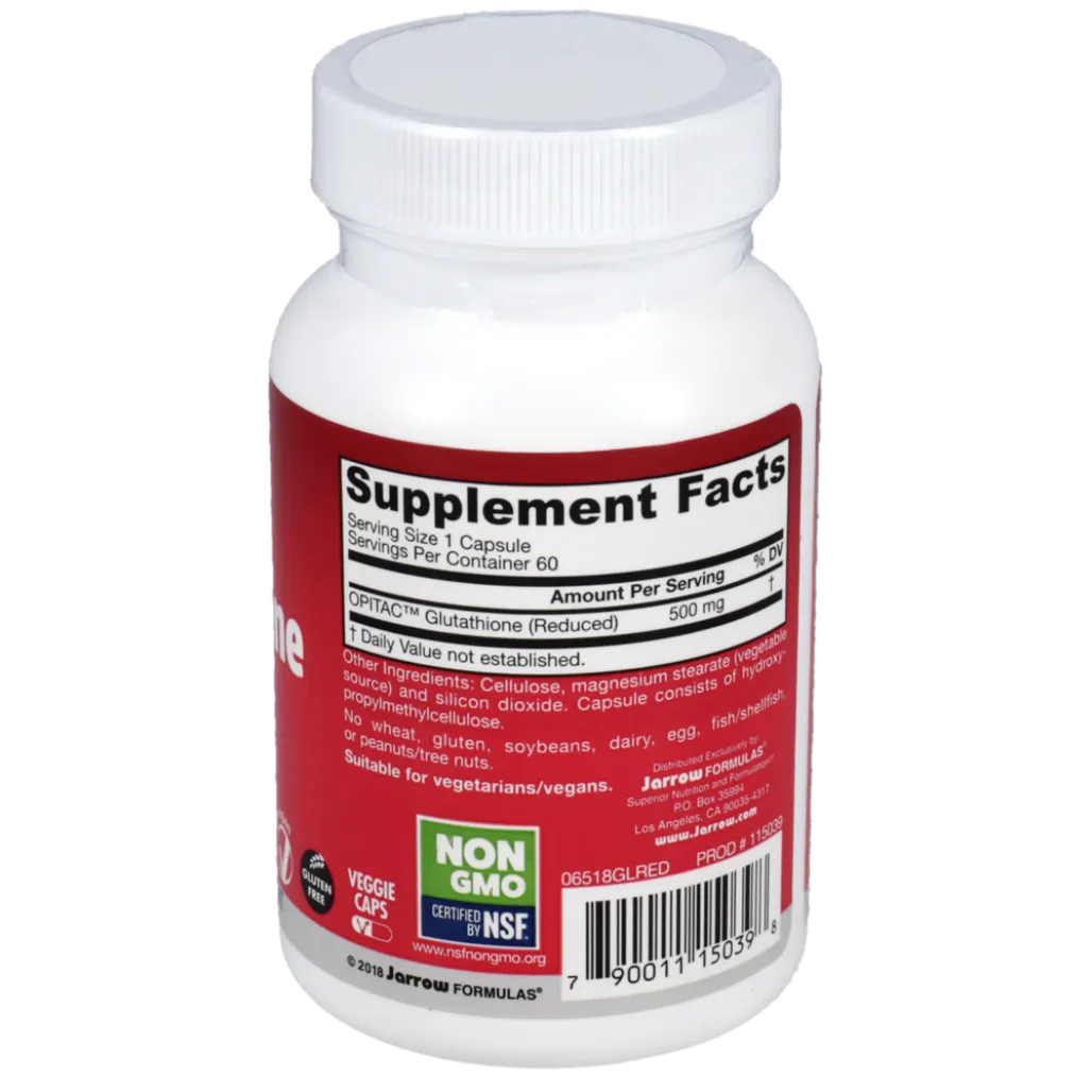 Reduced Glutathione 500mg Jarrow Formulas
