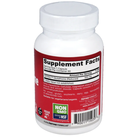 Reduced Glutathione 500mg Jarrow Formulas