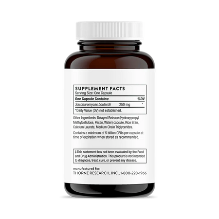 Thorne Sacro-B 60 vegcaps supplement facts