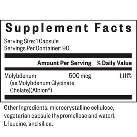 Molybdenum 500 Seeking Health