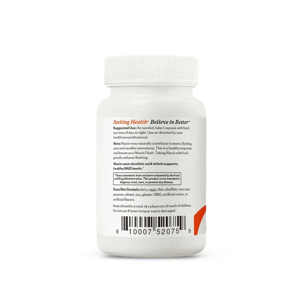 Niacin Caps 50 mg Seeking Health