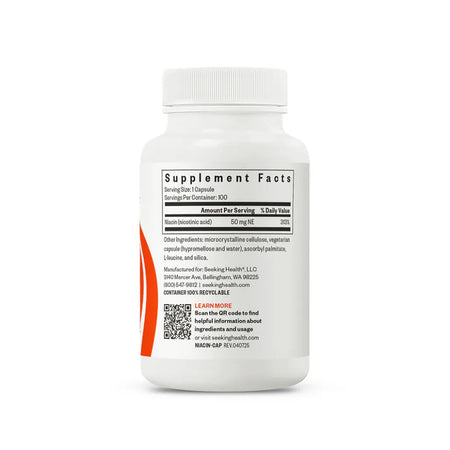 Niacin Caps 50 mg Seeking Health