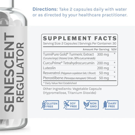 Infiniwell Senescent Regulator Supplement Facts