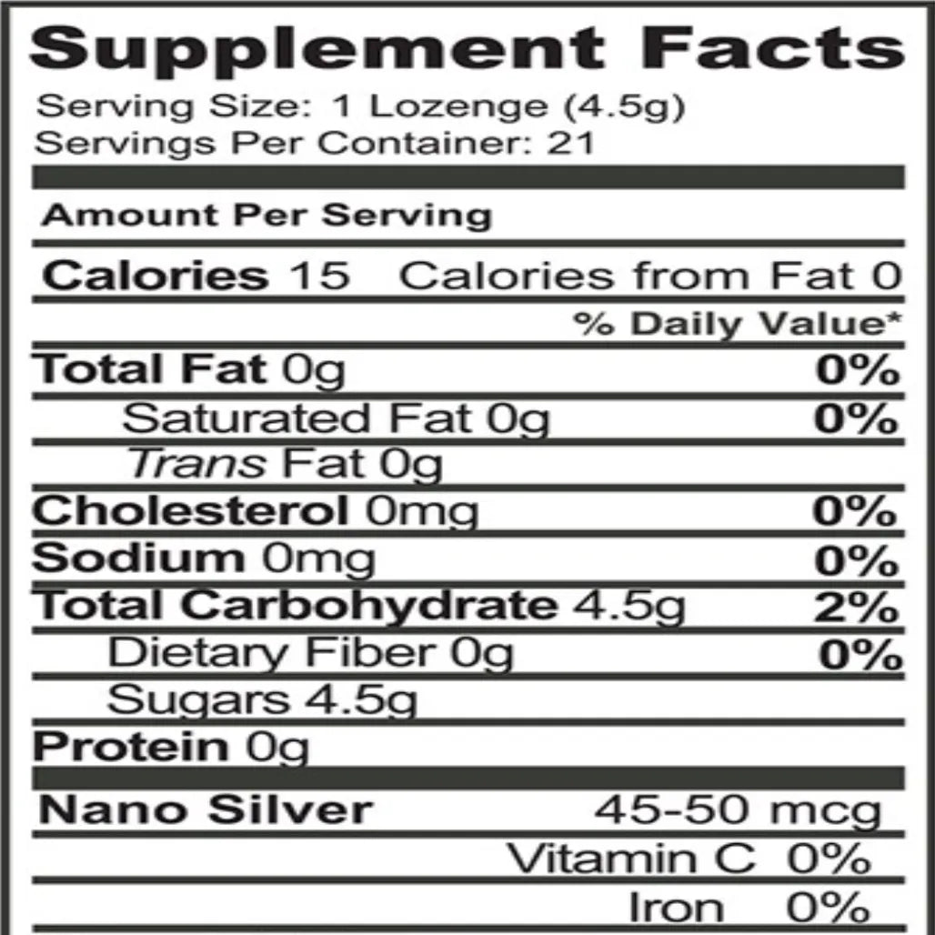 Silver Biotics Lozenges Manuka American Biotech Labs
