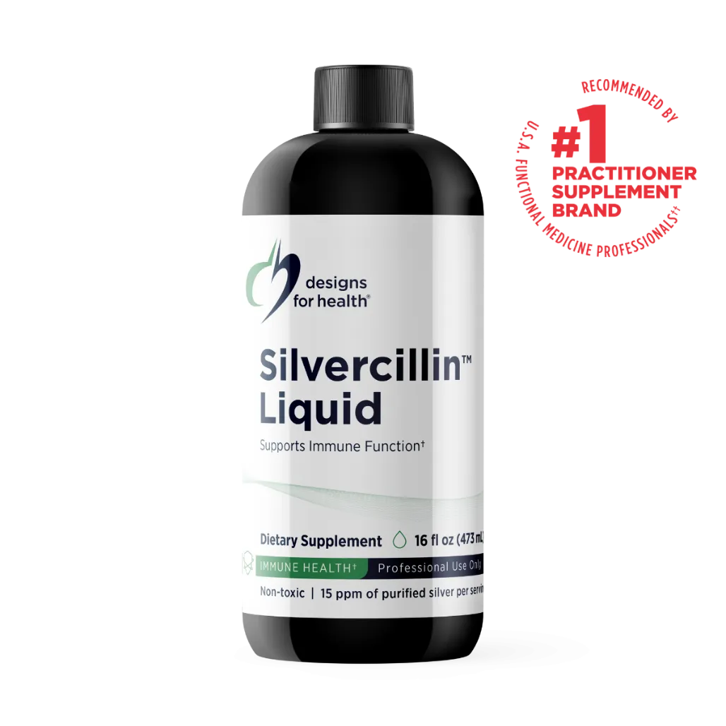 Silvercillin Liquid Immune Health Supplement By Designs-for-Health