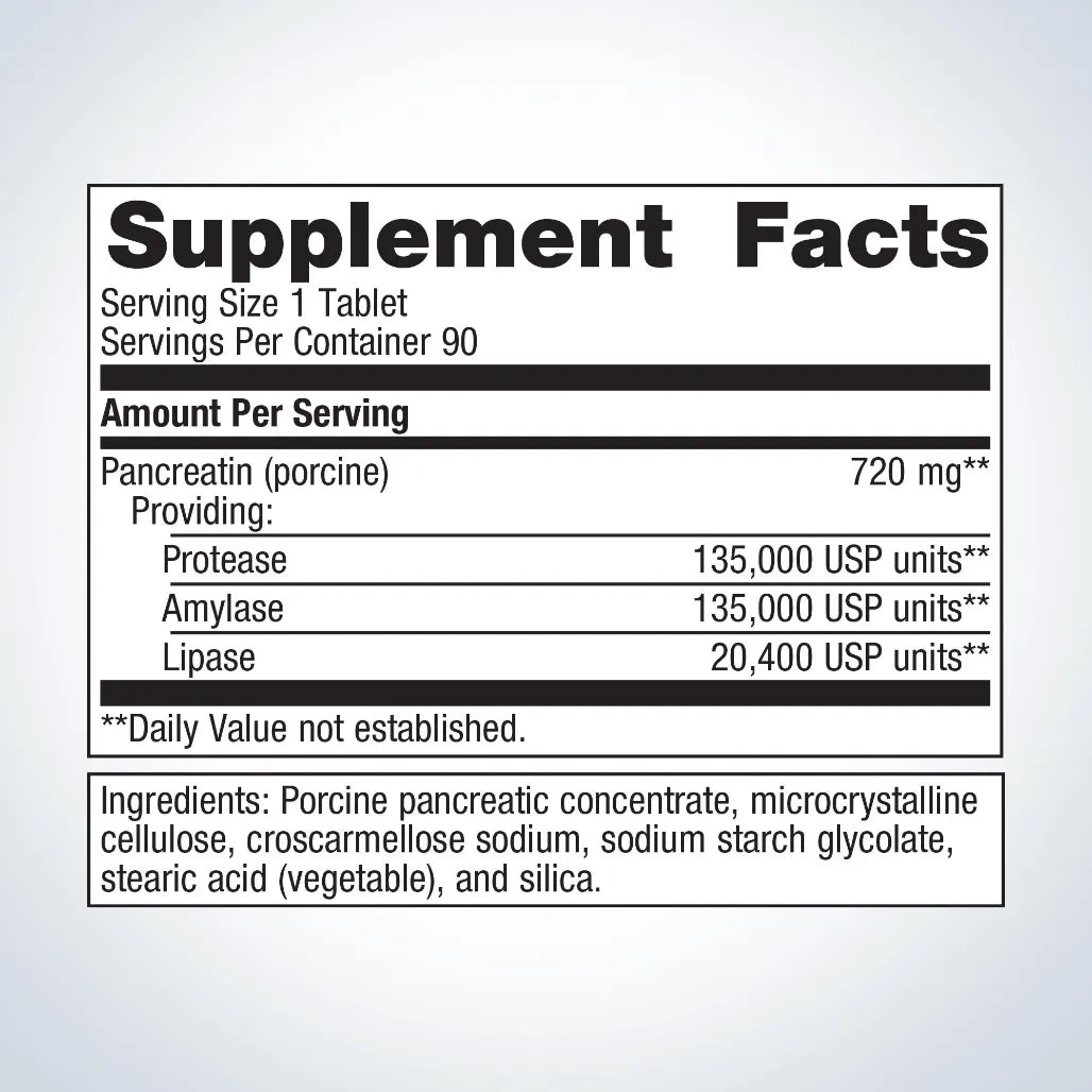 SpectraZyme® Pancreatic Enzymes Extra Strength