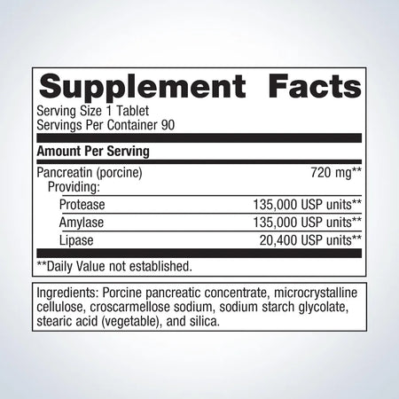 SpectraZyme® Pancreatic Enzymes Extra Strength