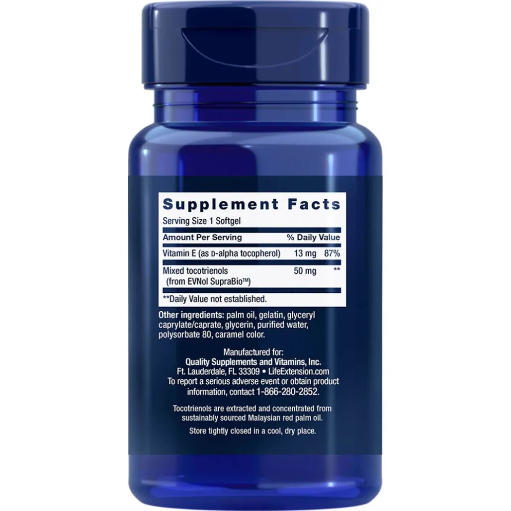 Super Absorbable Tocotrienols by life Extension