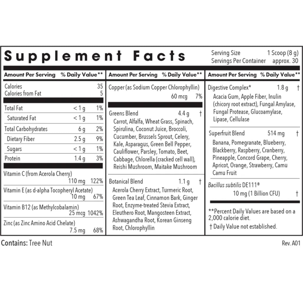 Super Greens by Allergy Research Group