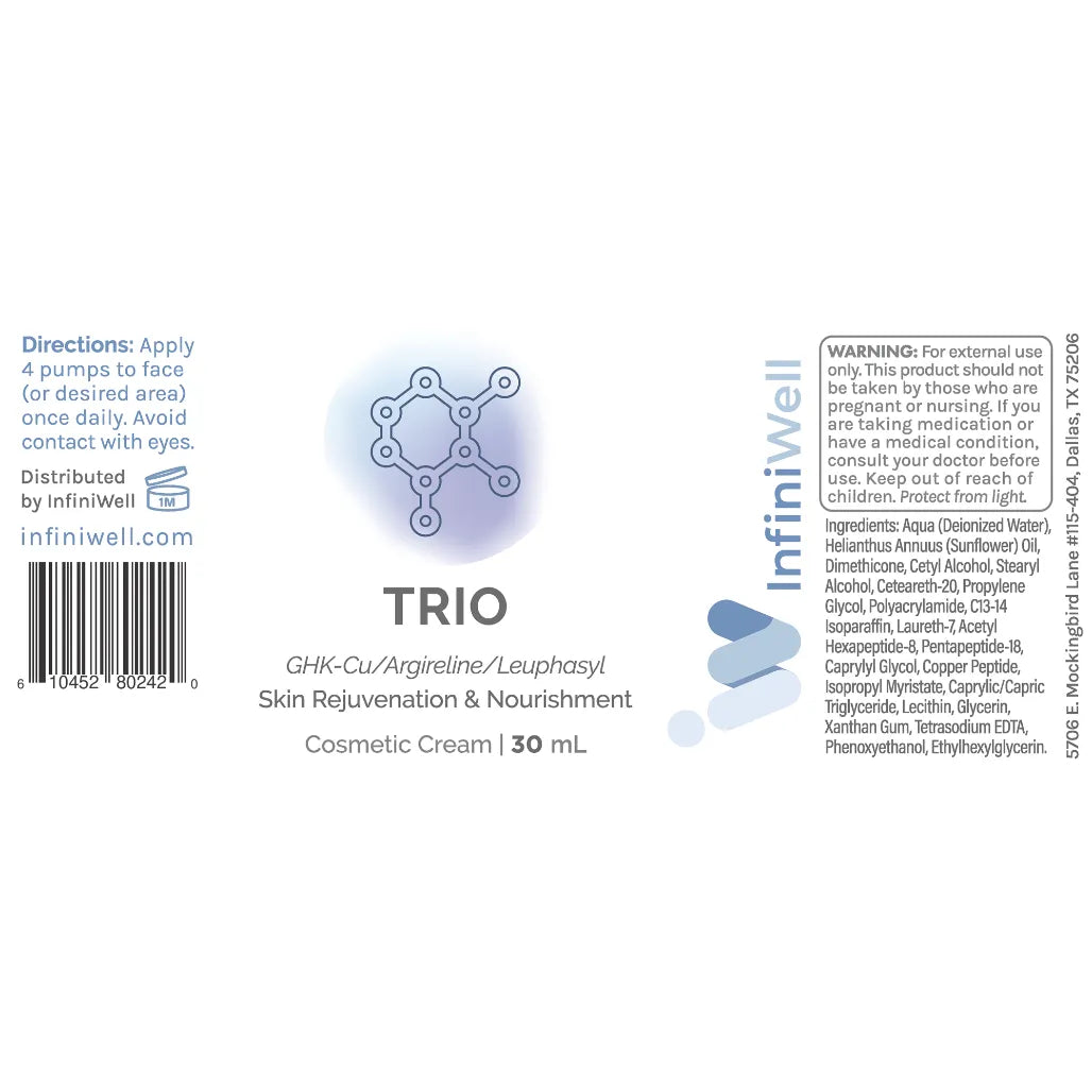 TRIO- Cosmetic for Skin Radiance and Visible Wrinkle Reduction Infiniwell