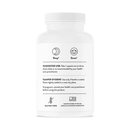 L-Theanine supplement bottle packaging