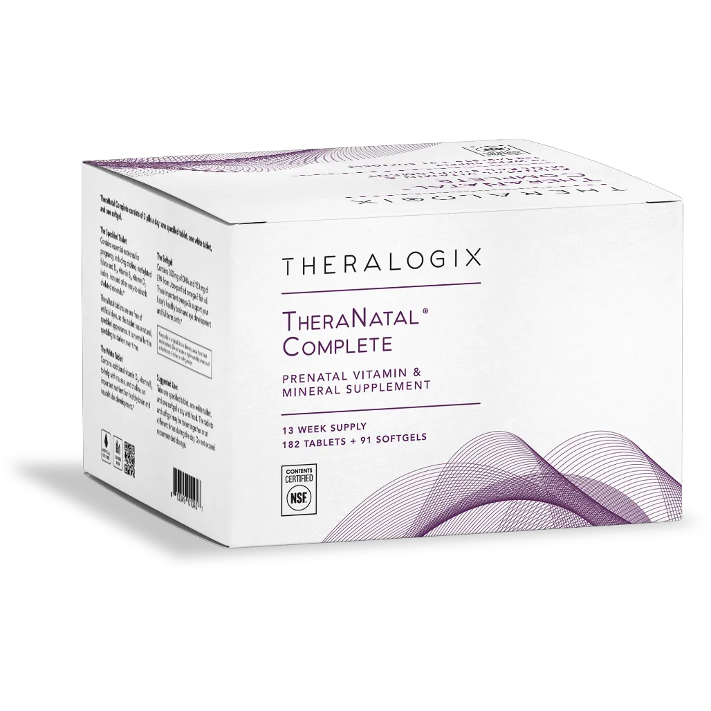 Theralogix TheraNatal Complete Prenatal Vitamin & Mineral Supplement Kit 