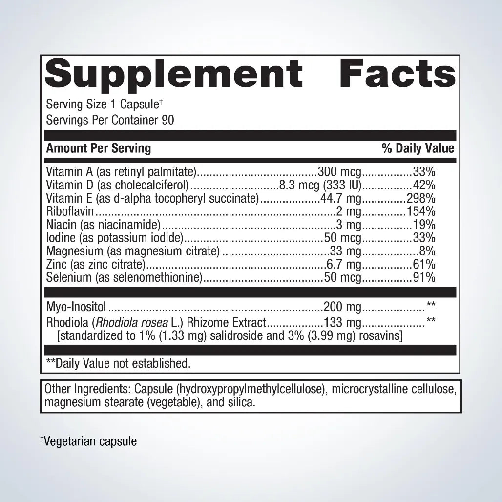 Metagenics Thyrosol 90 Capsules