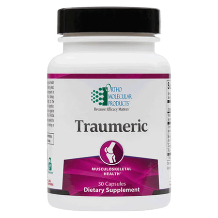 Ortho Molecular Traumeric turmeric joint support supplement bottle for inflammation and mobility