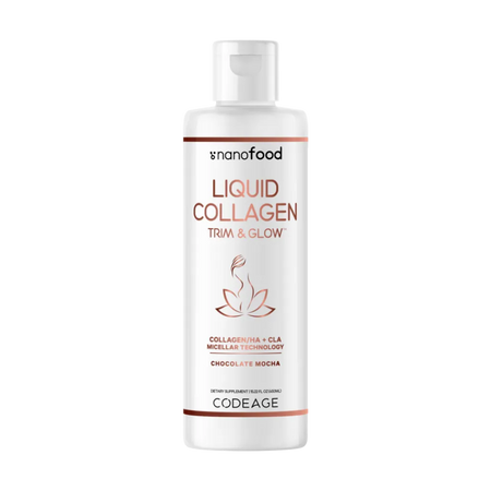 CodeAge Nanofood Trim & Glow Chocolate Mocha - For Women and Men's Wellness