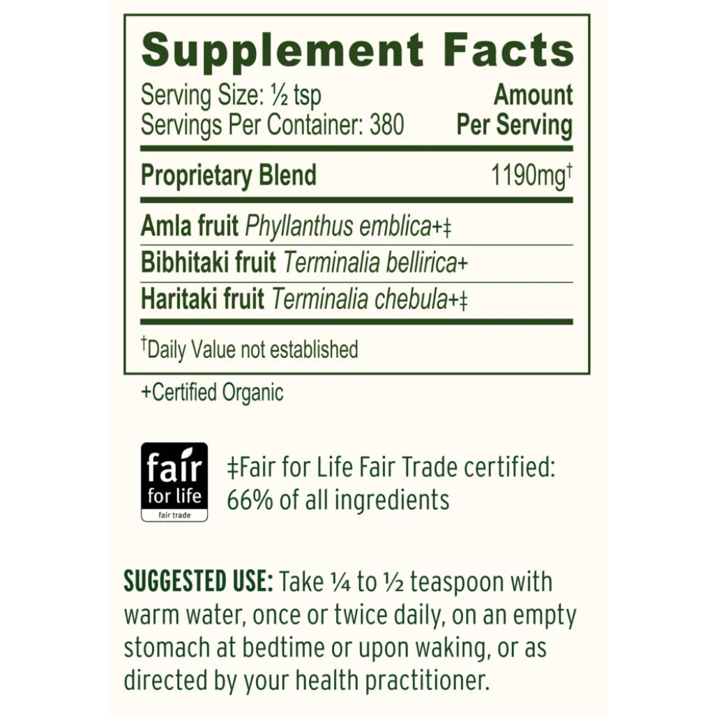 Triphala Powder Banyan Botanicals
