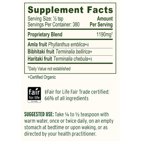 Triphala Powder Banyan Botanicals