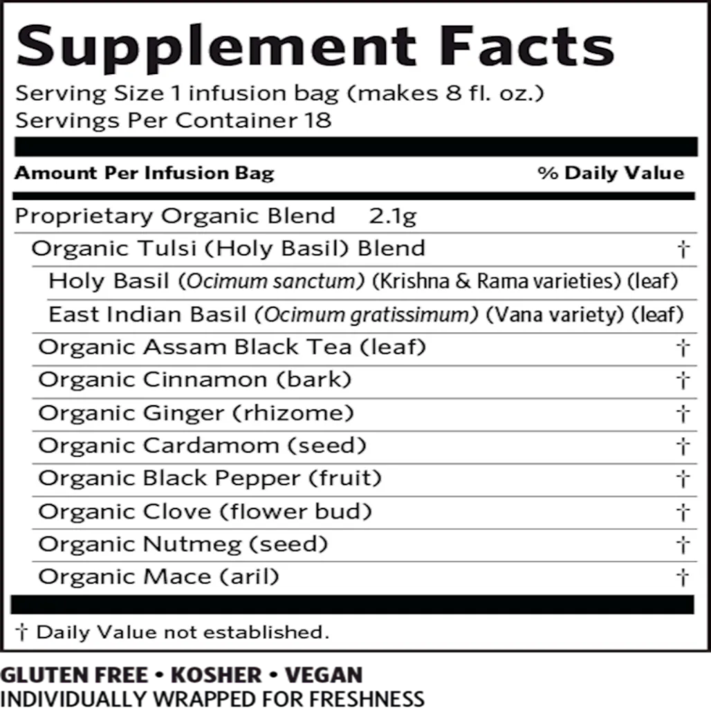 Tulsi Tea Chai by Organic India
