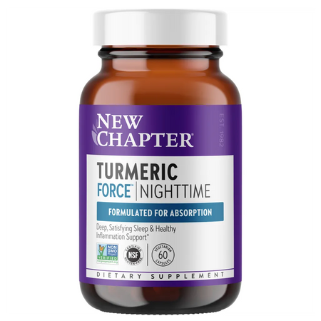 New Chapter Turmeric Force Nighttime - supports deep sleep and healthy inflammation support