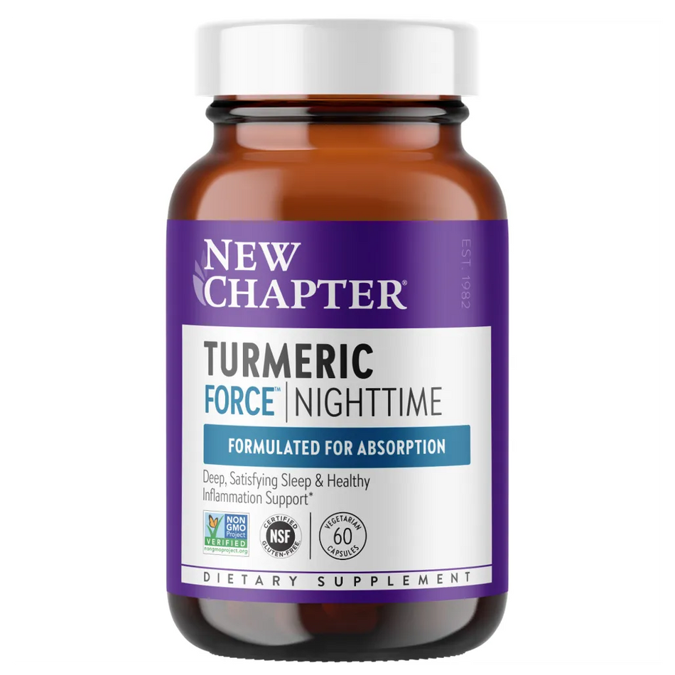 New Chapter Turmeric Force Nighttime - supports deep sleep and healthy inflammation support