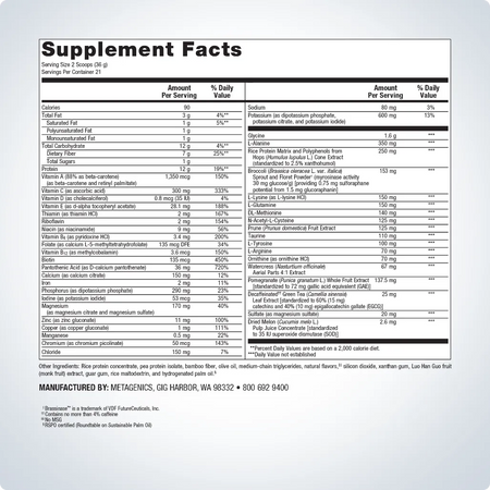Supports the body's natural detoxification processes with macro-and micronutrients