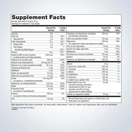 Advanced nutritional support for metabolic detoxification.