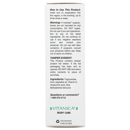 V-Hydrate 24 suppositories Vitanica