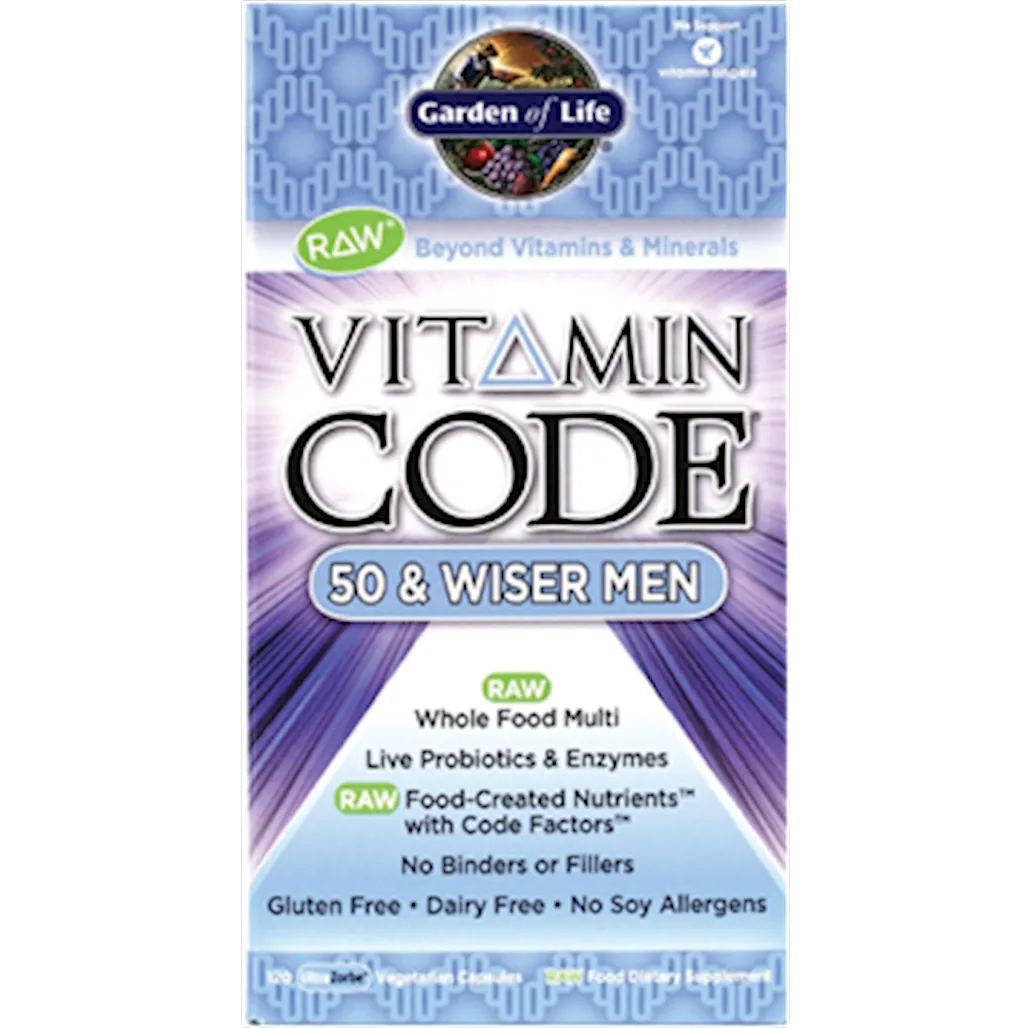 Vitamin Code 50 & Wiser Men Garden of life