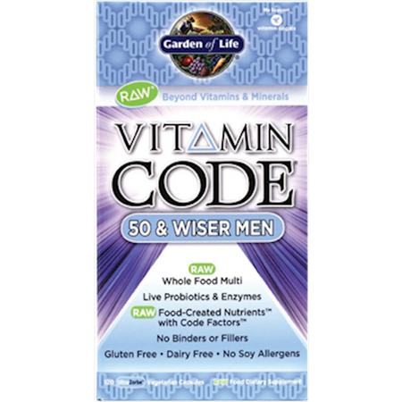 Vitamin Code 50 & Wiser Men Garden of life