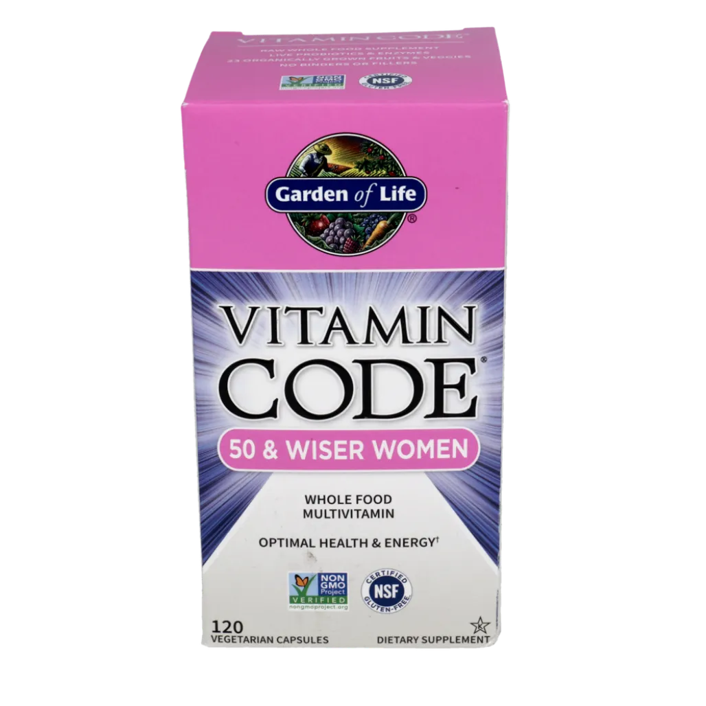 Vitamin Code 50 & Wiser Women's Multi Garden of life