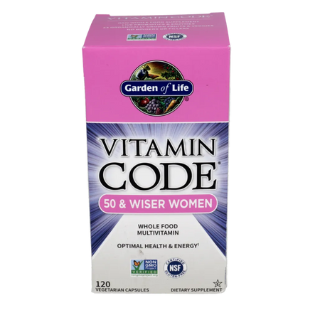 Vitamin Code 50 & Wiser Women's Multi Garden of life
