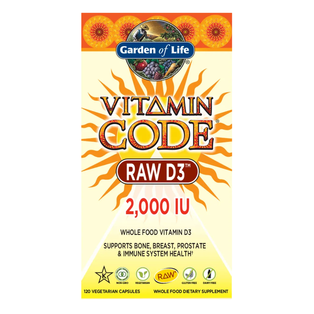Vitamin Code RAW D3 2000 IU Garden of life