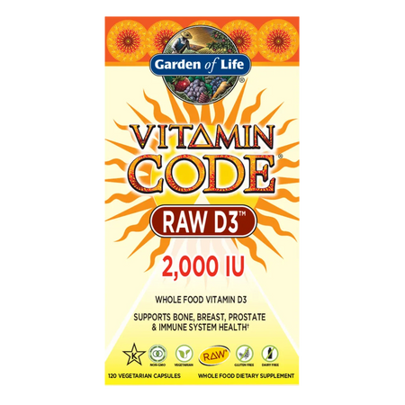 Vitamin Code RAW D3 2000 IU Garden of life