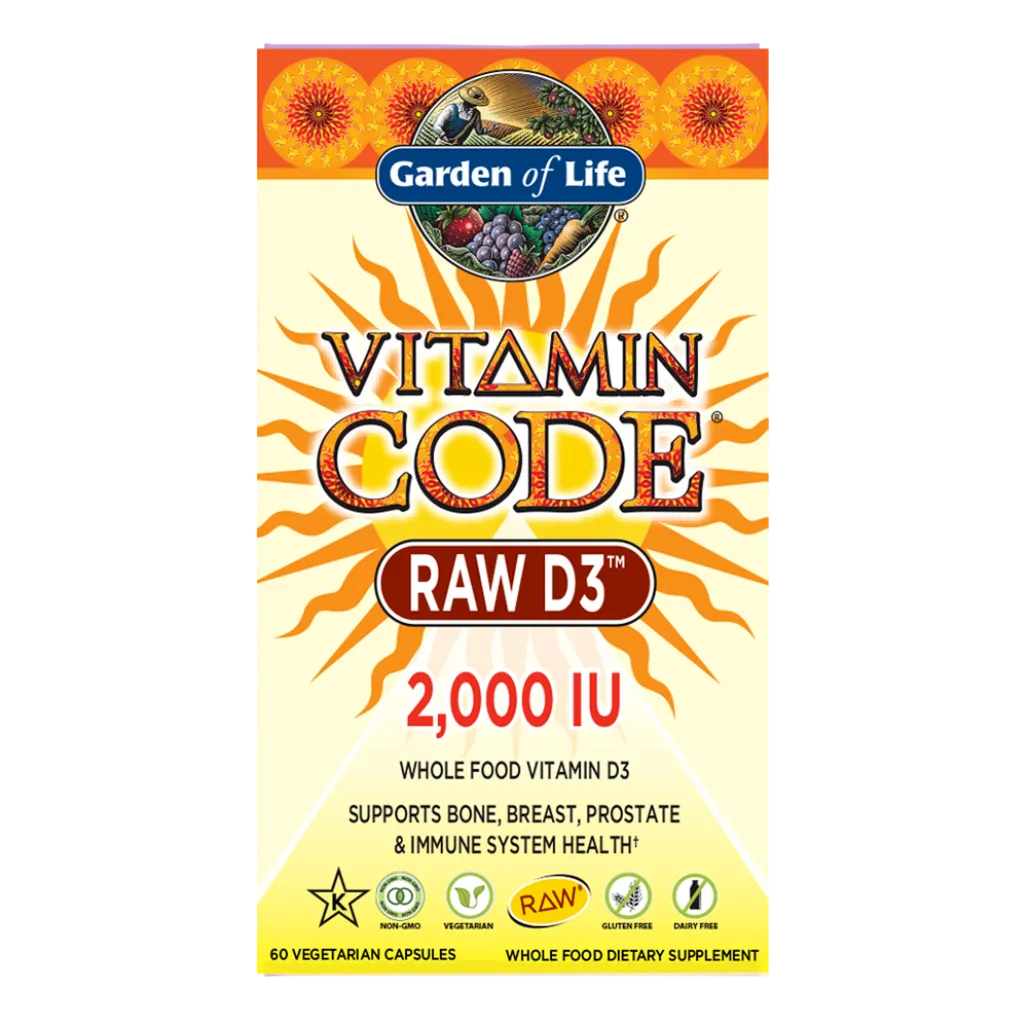 Vitamin Code RAW D3 2000 IU Garden of life