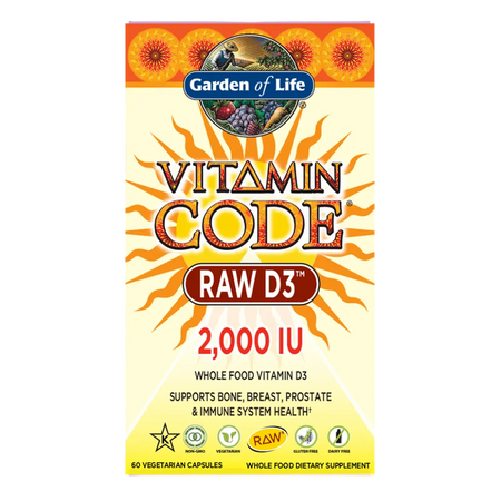 Vitamin Code RAW D3 2000 IU Garden of life