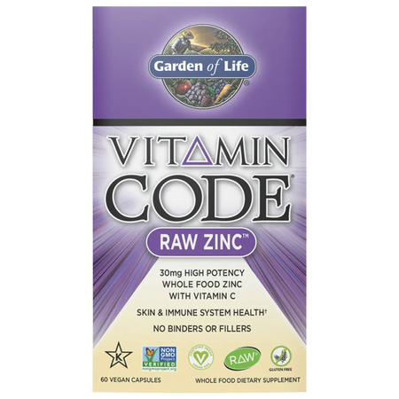 Vitamin Code® RAW Zinc 60 vcaps Garden of life