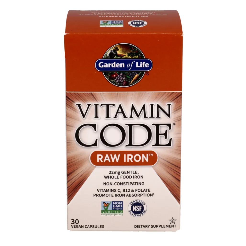 Vitamin Code Raw Iron Garden of life