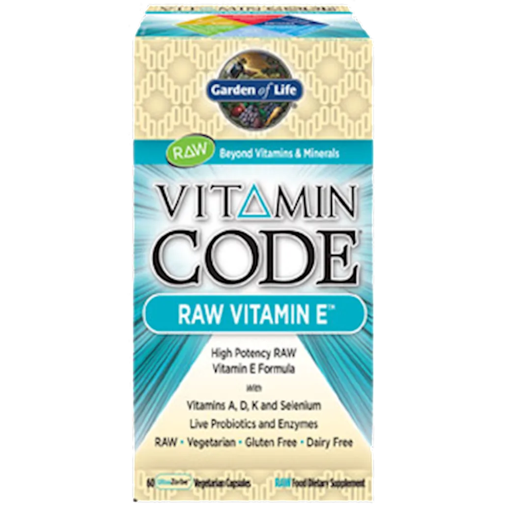 Vitamin Code Raw Vitamin E Garden of life