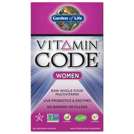 Vitamin Code Women's Multi 240 vegcaps Garden of life