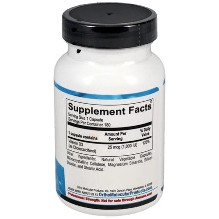 Vitamin D 1,000 IU Ortho Molecular Products