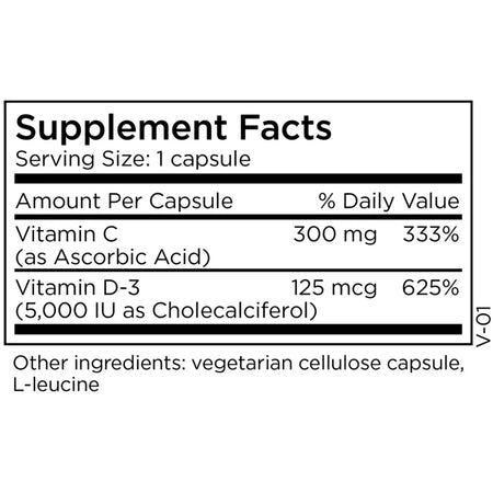 Vitamin D-3, 5,000 IU Metabolic Maintenance