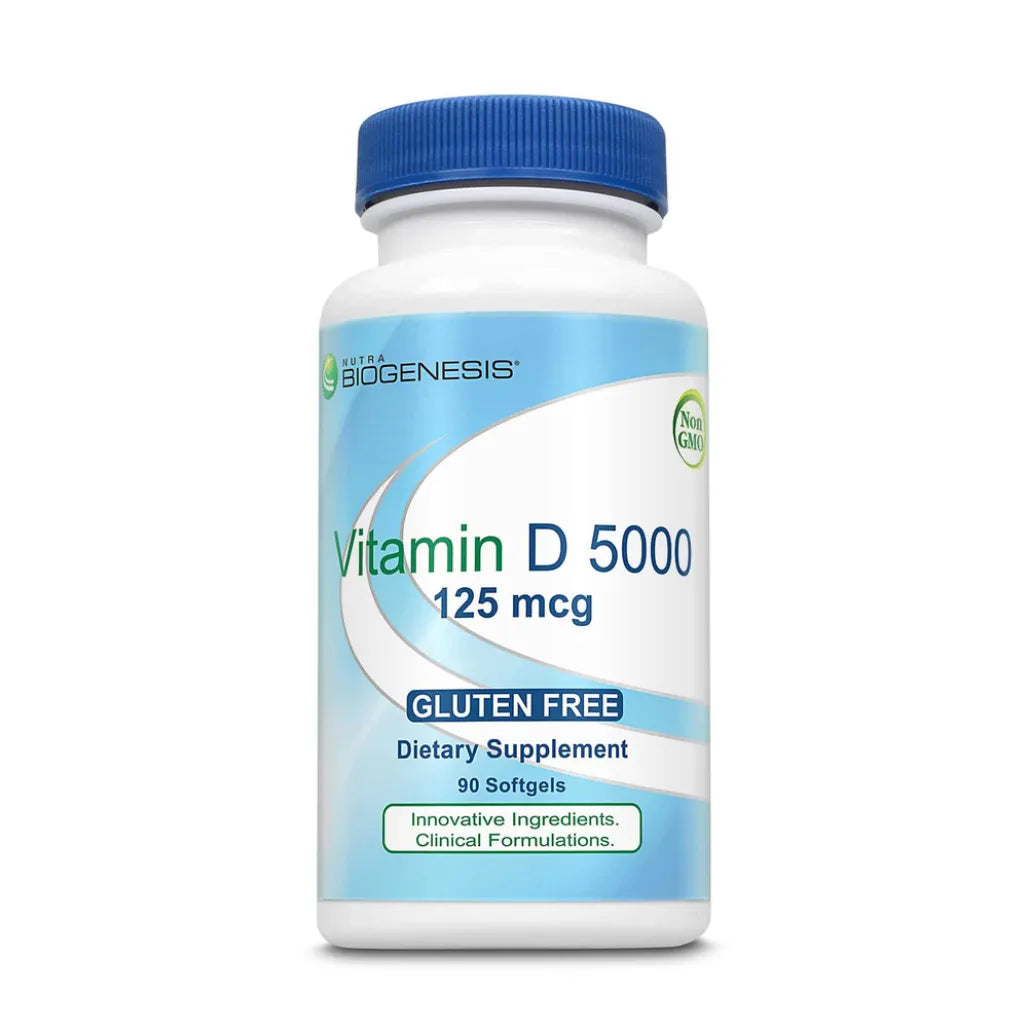 Nutra BioGenesis Vitamin D 5000 IU - 90 Softgels |