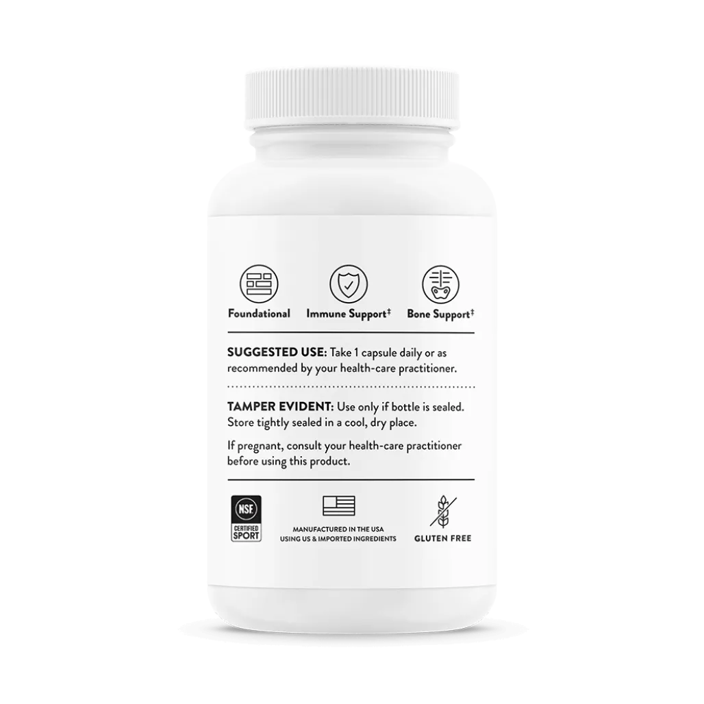 Thorne Vitamin D-5000 - Suggested use