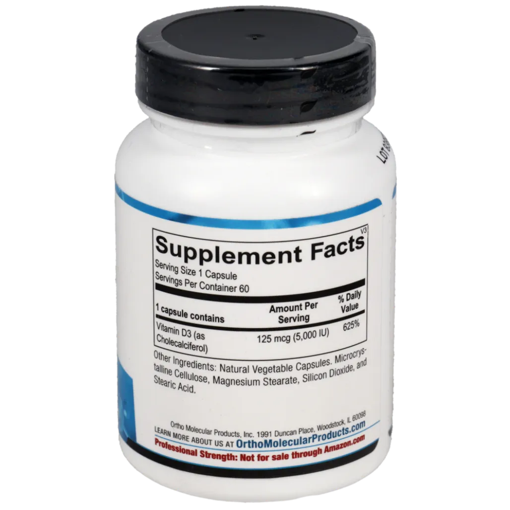 Vitamin D 5,000IU Ortho Molecular Products