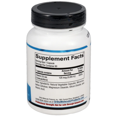 Vitamin D 5,000IU Ortho Molecular Products