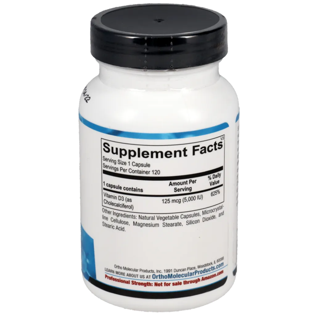 Vitamin D 5,000IU Ortho Molecular Products