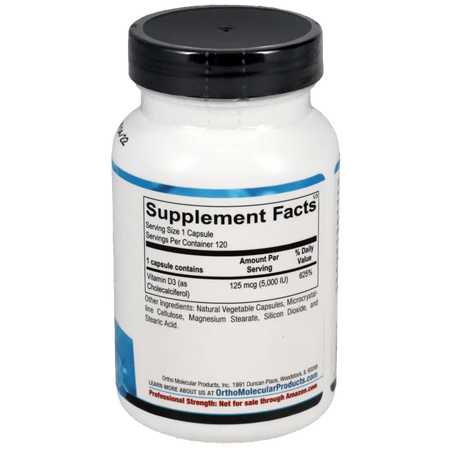 Vitamin D 5,000IU Ortho Molecular Products