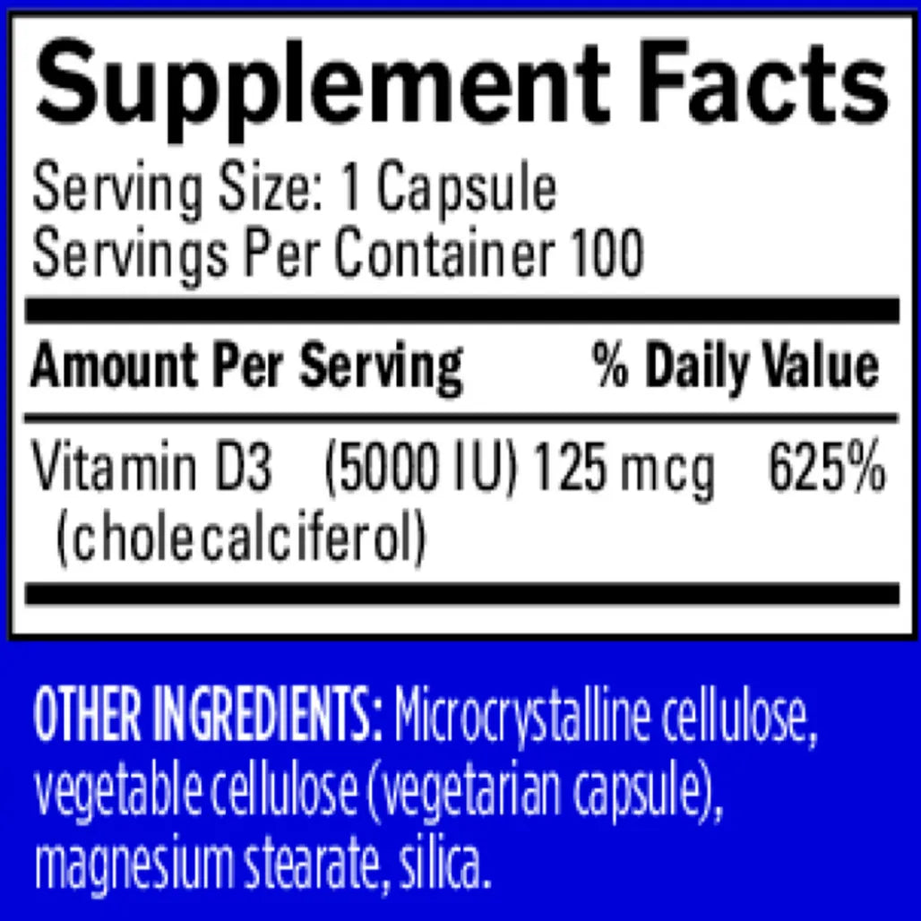 Vitamin D3 5000 Brain MD