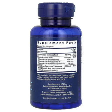 Vitamins D and K with Sea-Iodine Life Extension